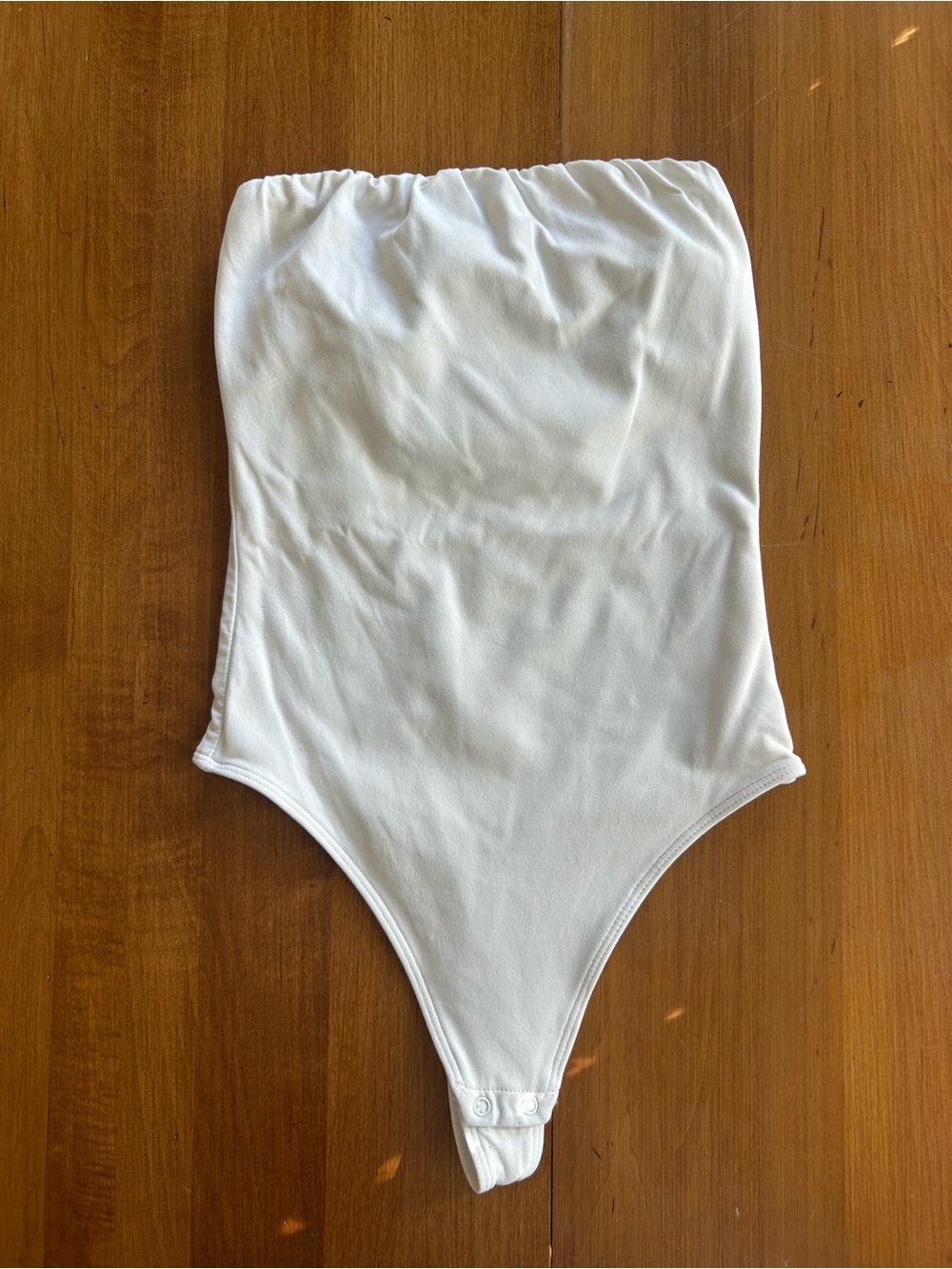 Aritzia Babaton White Contour Tube Bodysuit